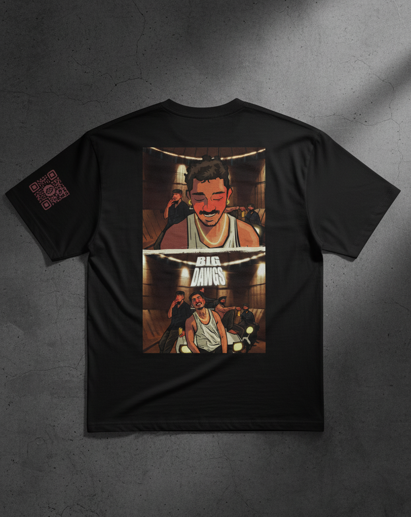 LyriX × HanumanKind — Big Dawgs (Unisex Black Tee)