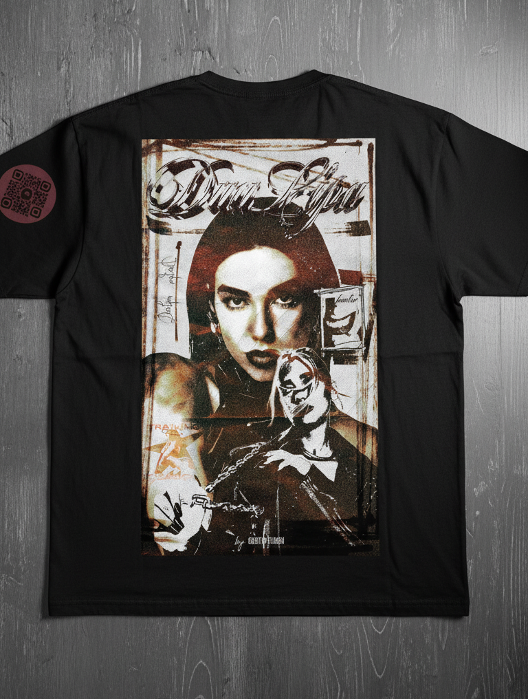 LyriX × DUA LIPA -- Levitating (Unisex Black Tee)