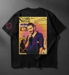 LyriX × Shushin Shyam -- illuminati (Unisex Black Tee)